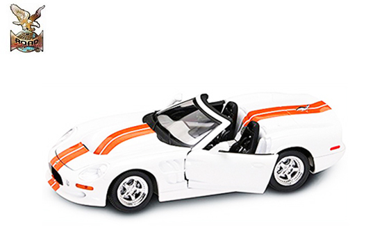 Yatming 1/43 Ford Shelby Series I 1999 White/Orange